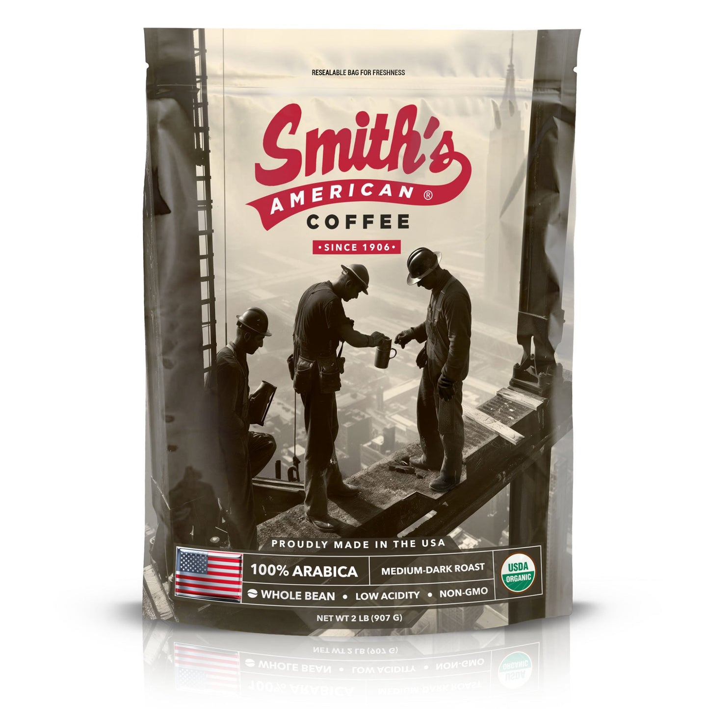 Smith’s American Organic Coffee – 2LB Bag